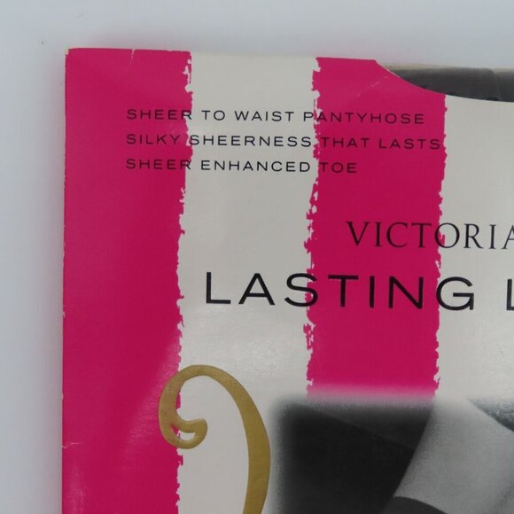 Victorias Secret Lasting Luxuries Small Espresso Sheer to Waist Pantyhose Open - Picture 2 of 10
